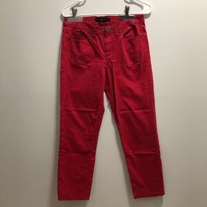 Calvin Klein Red Skinny Crop Jeans Size 6 women’s
